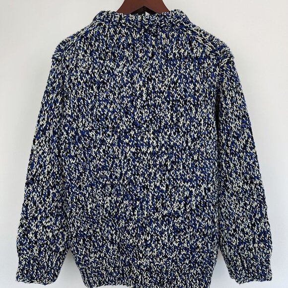 Maison Margiela: Handmade Wool Mouline Knit Stitch Embroidered Sweater SS22 - Picture 5 of 16